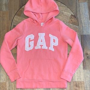 GAP Coral Pink Logo Hoodie